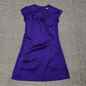 Calypso St. Barth Women’s Purple Cap-Sleeve Dress
